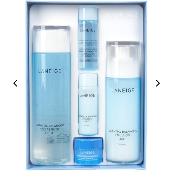 Laneige Basic Duo Set Moisture New In Box of 5 Products